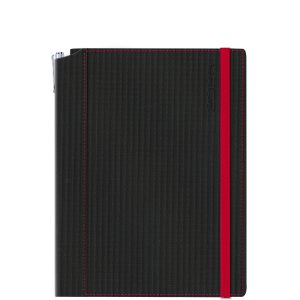 Borneo Dot Black/Red L